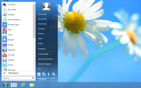 Windows Blue вернет в Windows 8 меню Пуск и принесет ряд крупных обновлений